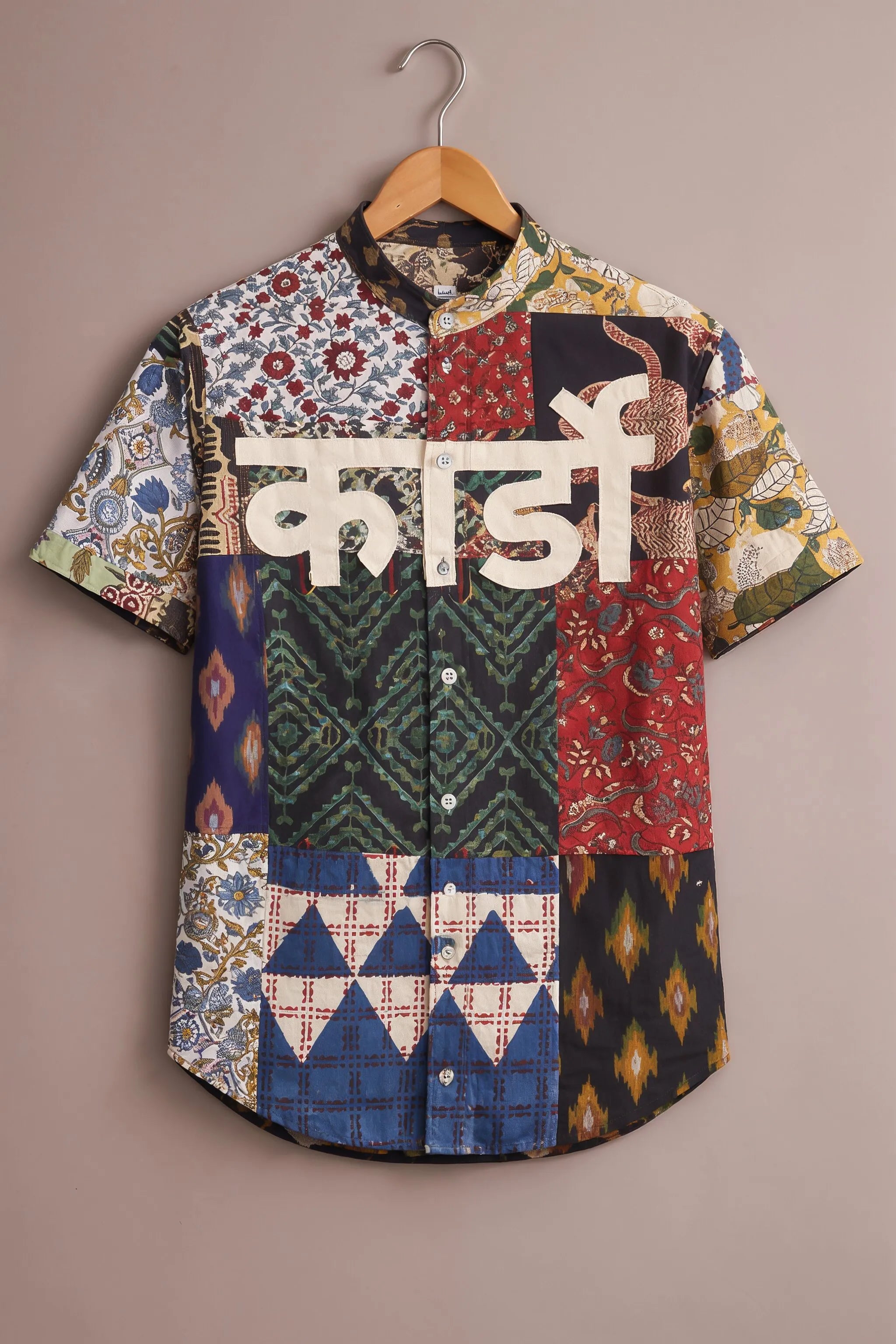 Desi Patchwork Statement Shirt