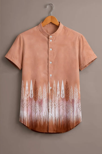 Minimal Nature Leaf Designer Shirt