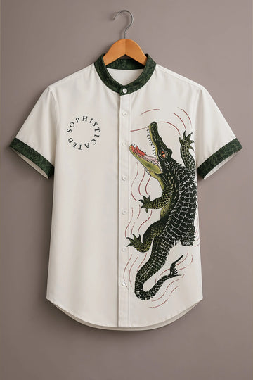 Luxury Crocodile Graphic Shirt