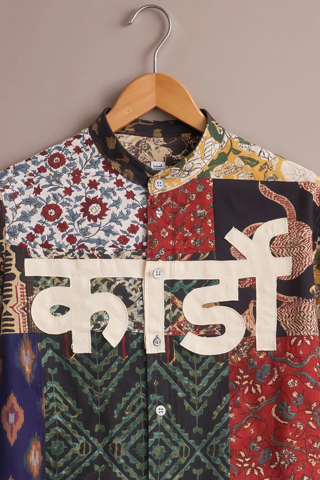 Desi Patchwork Statement Shirt