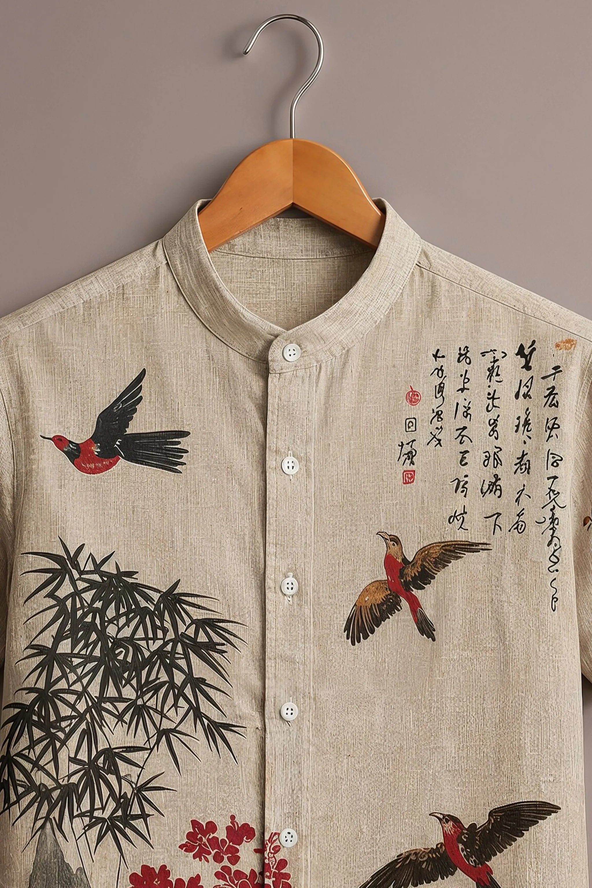 Japanese Ink Art Style Shirt