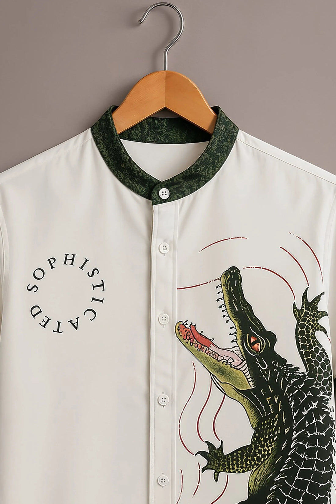 Luxury Crocodile Graphic Shirt