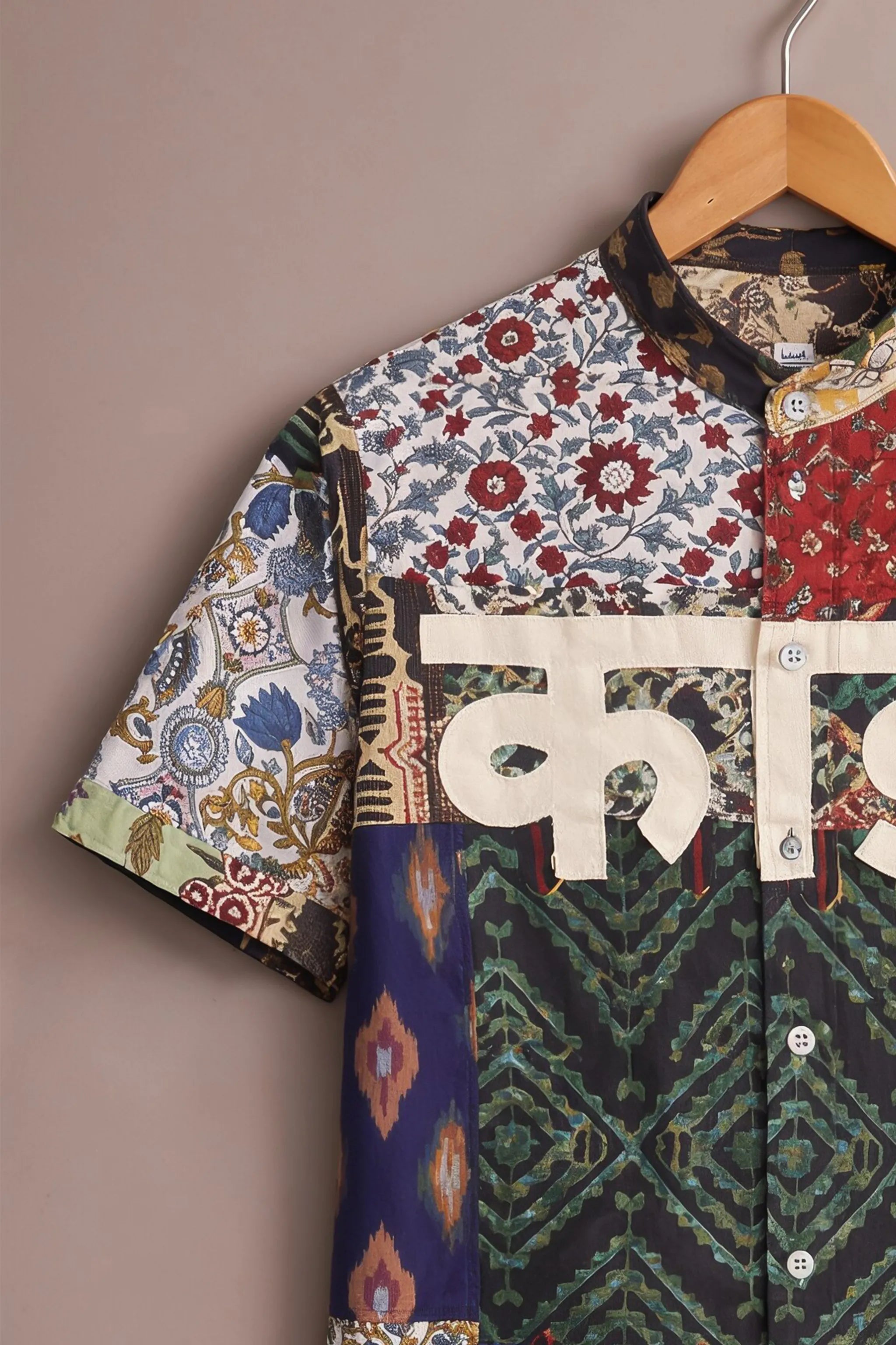 Desi Patchwork Statement Shirt