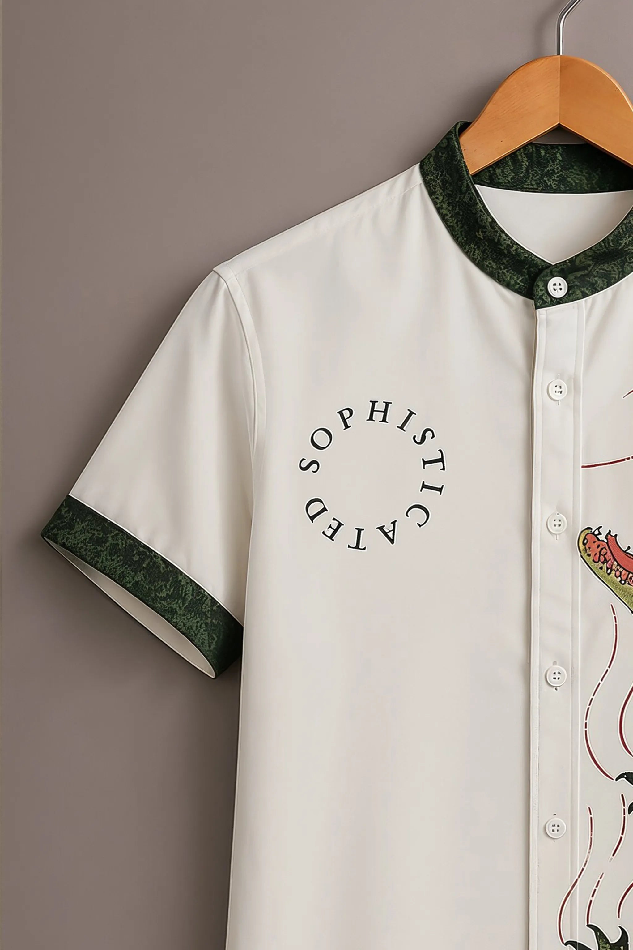 Luxury Crocodile Graphic Shirt