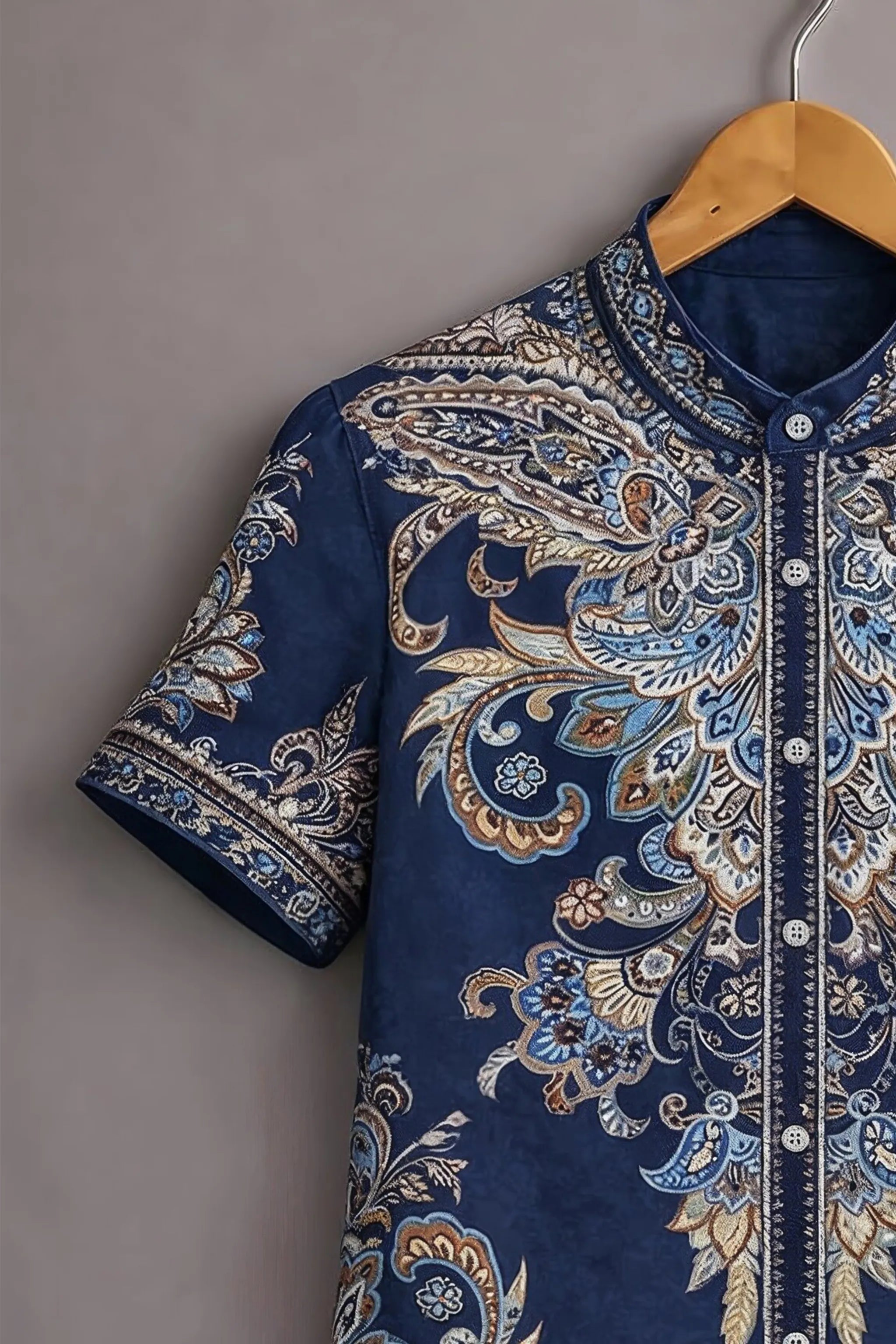 Luxury Ornate Paisley Statement Shirt