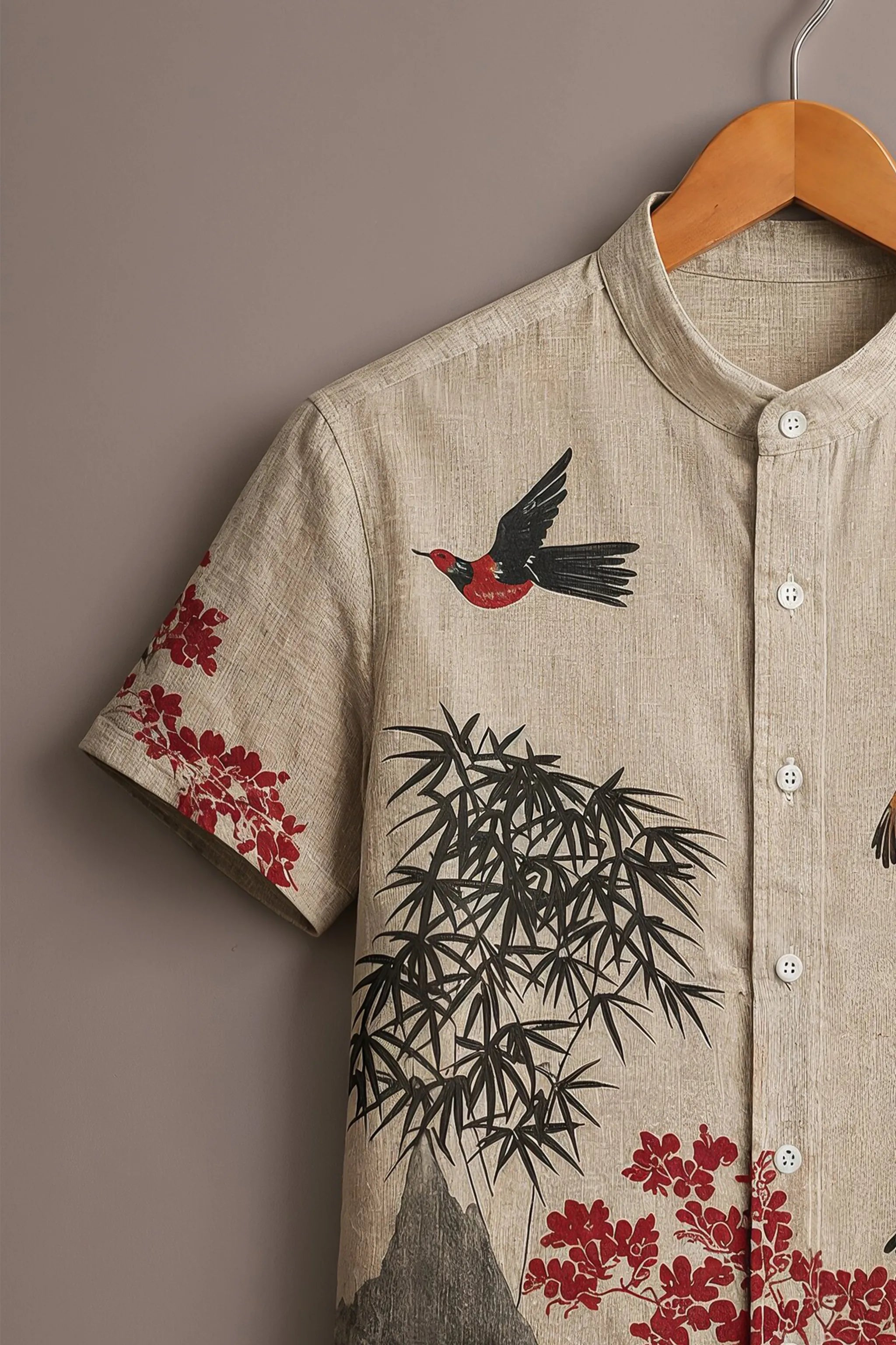 Japanese Ink Art Style Shirt